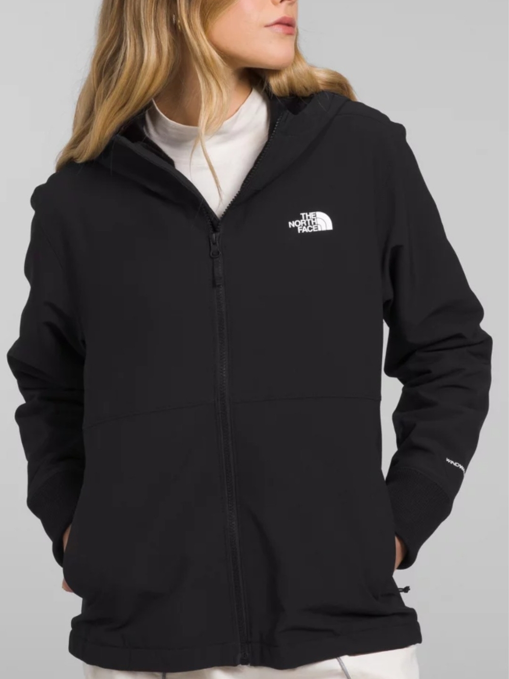 The North Face Black Full-Zip Shelbe Raschel Hooded Jacket